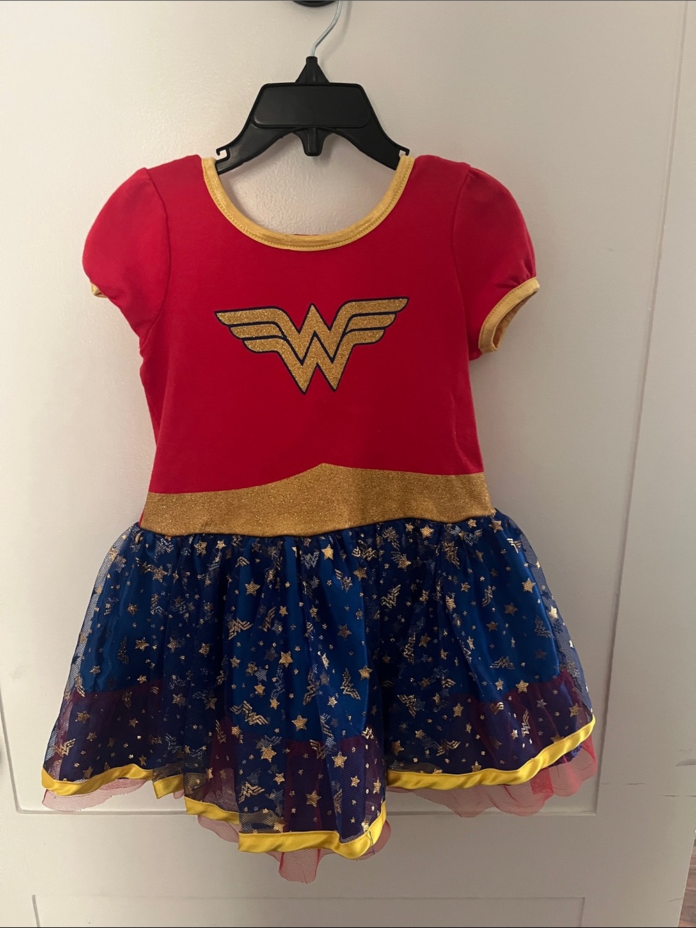DC Comics Red, Blue & Gold Wonder Hero Costume Dress